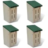 vidaXL Vlinderkast 14 x 15 x 22 cm (set van 4)