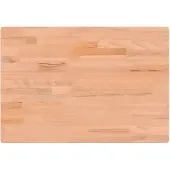 vidaXL Bureaublad 80x55x2,5 cm massief beukenhout