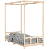 vidaXL Kinderbedframe 90x190 cm massief grenenhout
