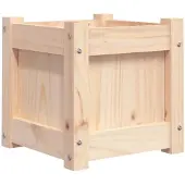 vidaXL Plantenbak 31x31x31 cm massief grenenhout