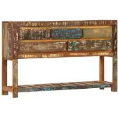 vidaXL Dressoir 120x30x75 cm massief gerecycled hout