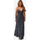 Hiccups for Kids Audrey Polka V-Hals Maxi Jurk