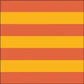 Ambiente Lunch servetten - Block stripe yellow/orange