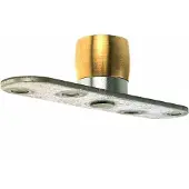 Comer ondergeleider 12 op plaat met bronzen rol