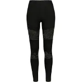 Urban Classics Dames/Dames Legging met Kanten Detail (Zwart)
