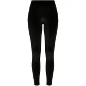 Urban Classics Dames/Dames Fluwelen Legging met Hoge Taille (Zwart)