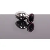 Kiotos - Buttplug RVS Met Zwart Kristal
