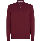 Tommy Hilfiger Shirt '1985 REGULAR LS POLO' navy / rood / bordeaux / wit