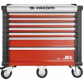 Facom Jet Gereedschapswagen 7 Laden M5 Rood - JET.7M5A - JET.7M5A