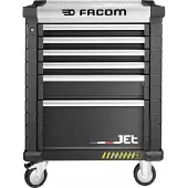 Facom Jet Gereedschapswagen 6 Laden M3 Safety Lock Zwart - JET.6NM3AS - JET.6NM3AS