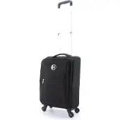 Elle Mode Zachte Handbagage Koffer 46 cm - Small - Zwart - Zwart / Small
