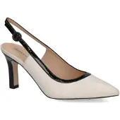 Peter kaiser Slingpumps crème / zwart