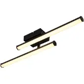 Globo Moderne Plafondlamp Kirina 50cm Zwart