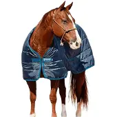 Horseware Onderdeken Liner 300gr Donkerblauw - 130/183
