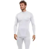 Falke Warm Turtleneck sneldrogend functioneel functioneel shirt met lange mouwen heren wit - maat XL
