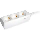 Equip 245550 power strip, 3 ac outlet(s) indoor, type f, type f, 1.5 mm², 1.5 m, white