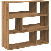 Super Merchant Boekenkast / kamerscherm 100x33x94,5 cm artisanaal eikenkleurig