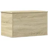 vidaXL Opbergbox 60x35x35 cm bewerkt hout sonoma eikenkleurig
