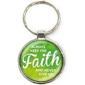 Miko Luxe Sleutelhanger - Faith (zilver)