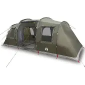 vidaXL Tunneltent 4-persoons waterdicht olijfgroen