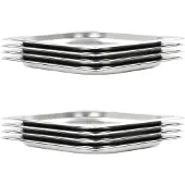vidaXL Gastronormbakken 8 st GN 1/2 20 mm roestvrij staal