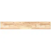 vidaXL Wandschap zwevend 120x20x2 cm onbehandeld massief acaciahout