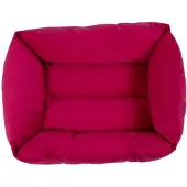 Mars & More Dierenmand M borduurwerk fuchsia roze 65x50x20cm