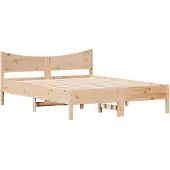 vidaXL Bedframe zonder matras massief grenenhout 120x200 cm