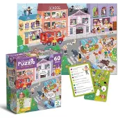 Dodo Puzzel Beroepenstad 60 Stukjes - Educatief Plezier voor Kinderen