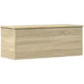 vidaXL Opbergbox 90x35x35 cm bewerkt hout sonoma eikenkleurig