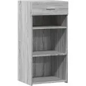 vidaXL Dressoir, grijs Sonoma, 45x42,5x93 cm, houtvezel