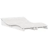 vidaXL Zonneluifels, 2 stuks, wit, 205x60x31,5 cm, massief grenenhout