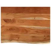 vidaXL Wastafelblad rechthoekig 70x60x2,5 massief acaciahout