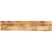 vidaXL Tafelblad met natuurlijke rand 160x30x3,8 cm massief mangohout