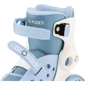 Globber Roller enfant Evolutifs d'apprentissage Taille 26-29 Bleu Pastel