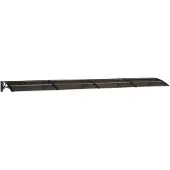vidaXL Deurluifel 400x75 cm polycarbonaat zwart