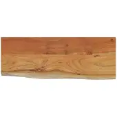 vidaXL Wandschap rechthoekig natuurlijke rand 50x20x3,8 cm acaciahout