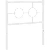vidaXL Vervangend hoofdbord 75 cm metaal wit