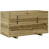 vidaXL Plantenbak 90x40x49,5 cm geïmpregneerd grenenhout