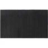 vidaXL Vloerkleed rechthoekig 60x100 cm bamboe zwart