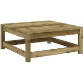 vidaXL Tuinvoetenbank 70x70x30 cm geïmpregneerd grenenhout