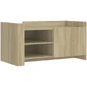 vidaXL Salontafel Sonoma-eik, 100x50x50 cm, houtvezel