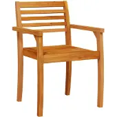 vidaXL Tuinstoelen, 2 stuks, 59x55x85 cm, massief acaciahout