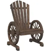 vidaXL Tuinstoel Adirondack massief vurenhout