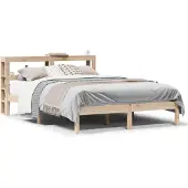 vidaXL Bedframe zonder matras massief grenenhout 120x200 cm