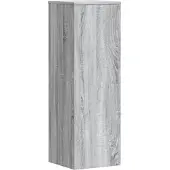 vidaXL Plantenstandaard 33x33x100 cm bewerkt hout grijs sonoma eiken
