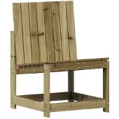 vidaXL Tuinstoel 50,5x55x77 cm geïmpregneerd grenenhout