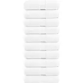 vidaXL Gastendoekjes SOLUND 10 st 600 g/m² 30x50 cm wit