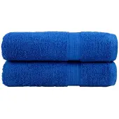 vidaXL Badhanddoeken SOLUND 2 st 600 g/m² 70x140 cm blauw