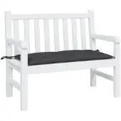 vidaXL Tuinbankkussen 100x50x7 cm oxford stof zwart